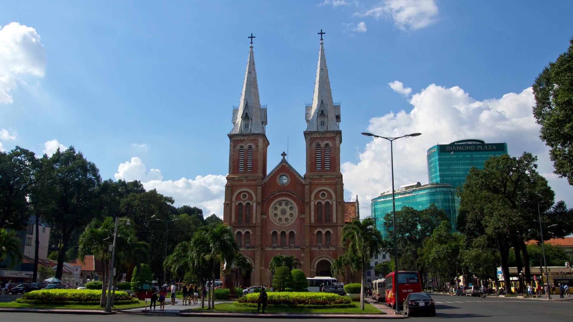 notre Dame Cathedral in Ho Chi Minh City