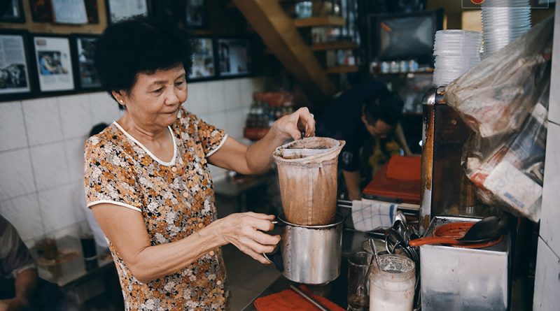 vo or vot coffee in Saigon Vietnam